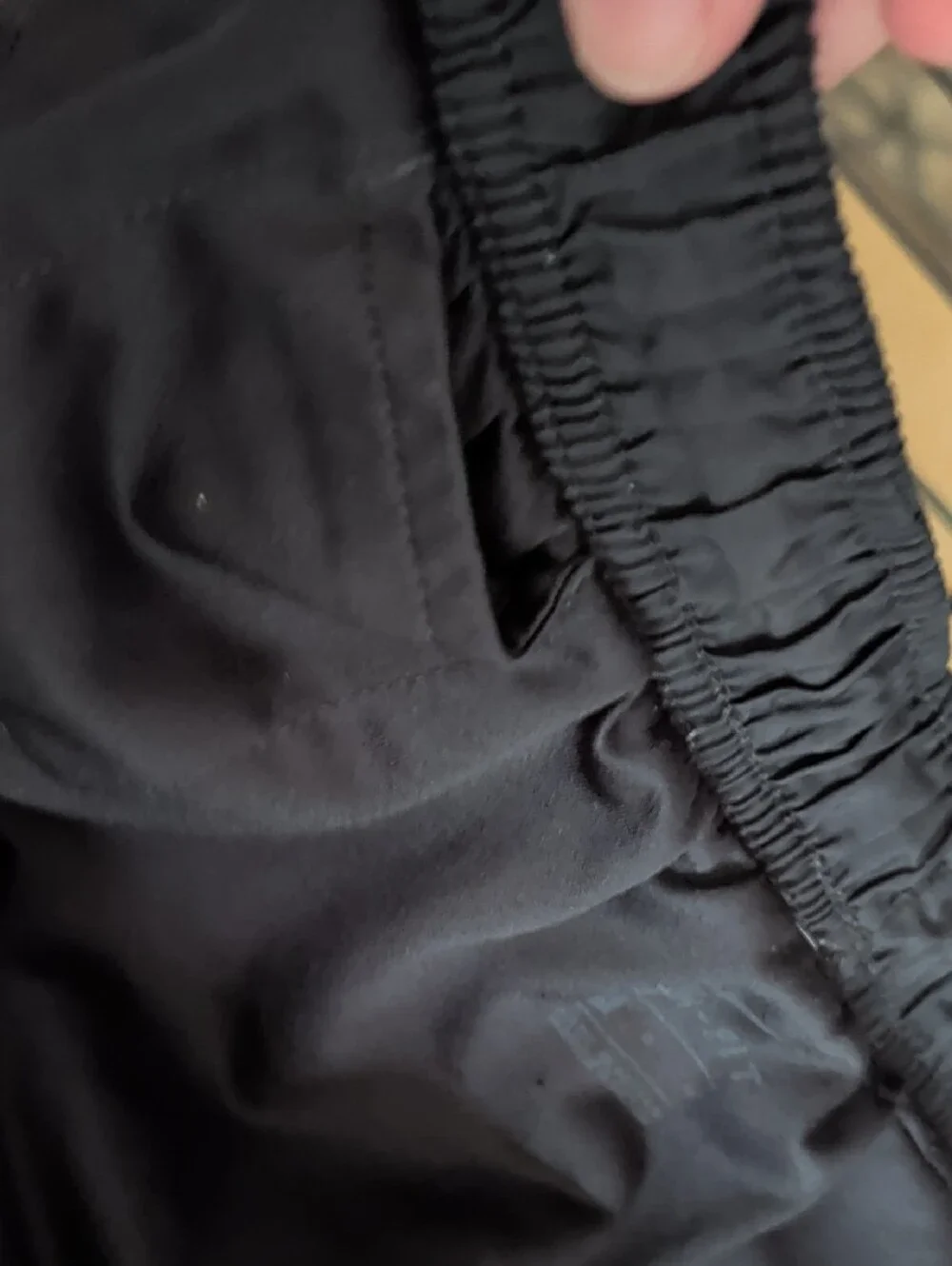 Nike Black Shorts with White Swoosh